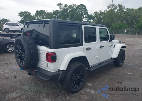 2023 Jeep Wrangler 4Xe Sahara 4X4 z USA, uszkodzony, nr VIN 1C4JJXP6XPW641619